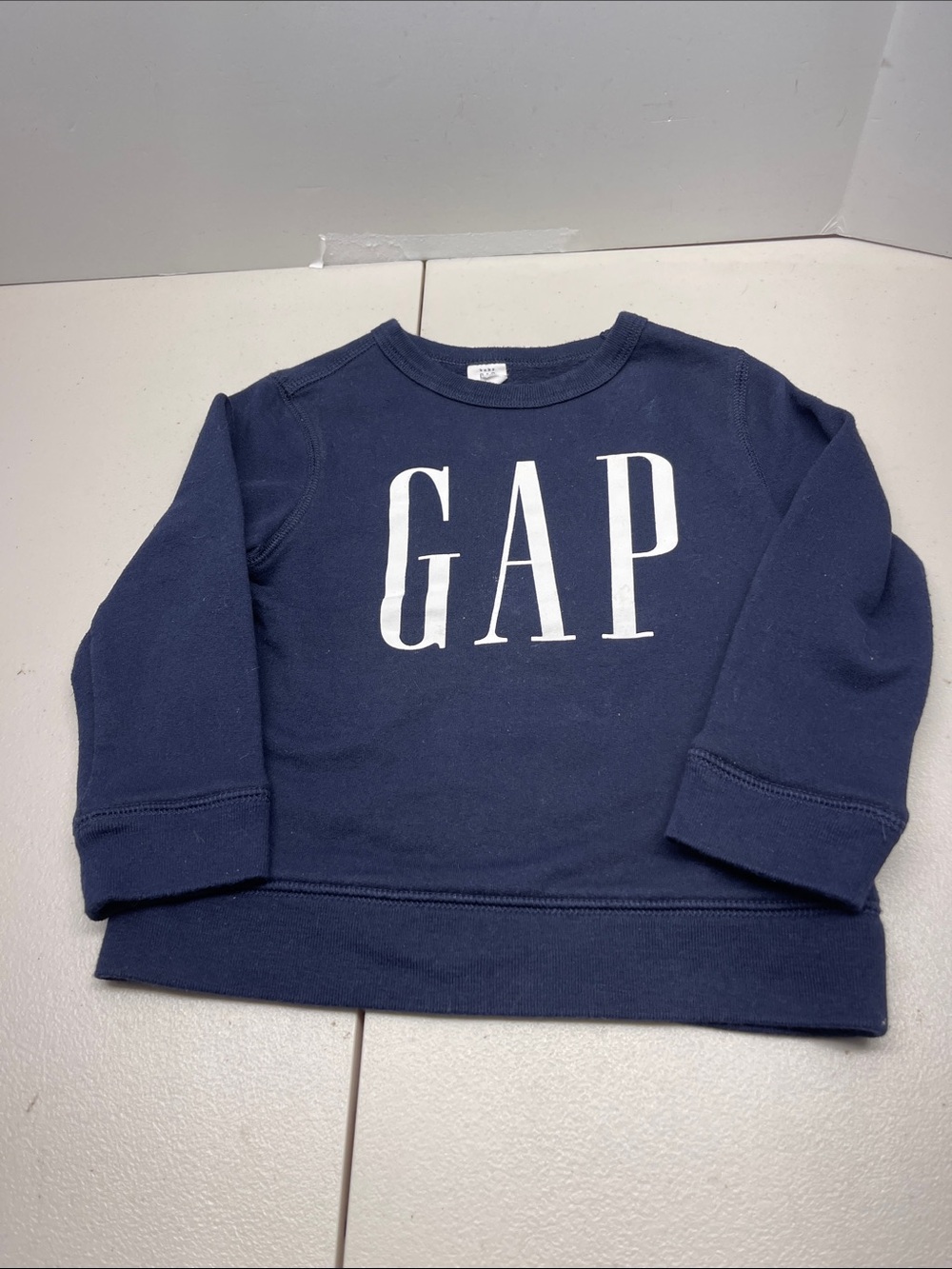 GAP Navy Crewneck Sweatshirt with White Logo